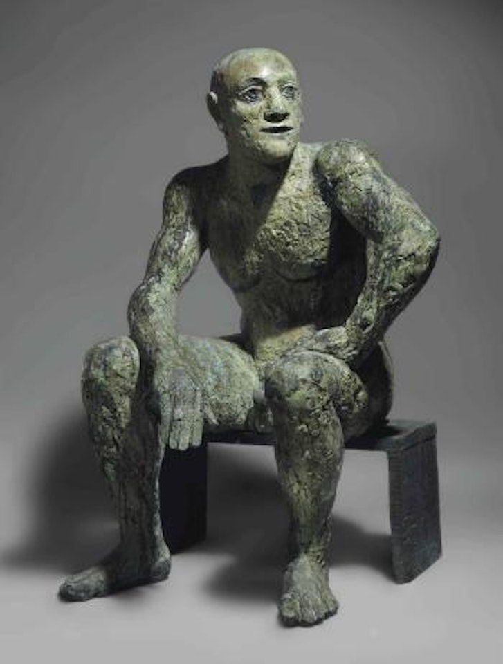 Seated Man II by Elisabeth Frink
