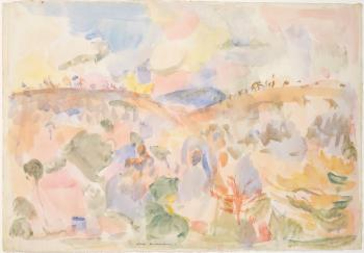 Olinda Hill from Foster's Garden, summer 1961 by Frederick Ronald Williams
