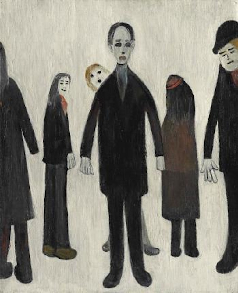 Group of Six People by Laurence Stephen Lowry