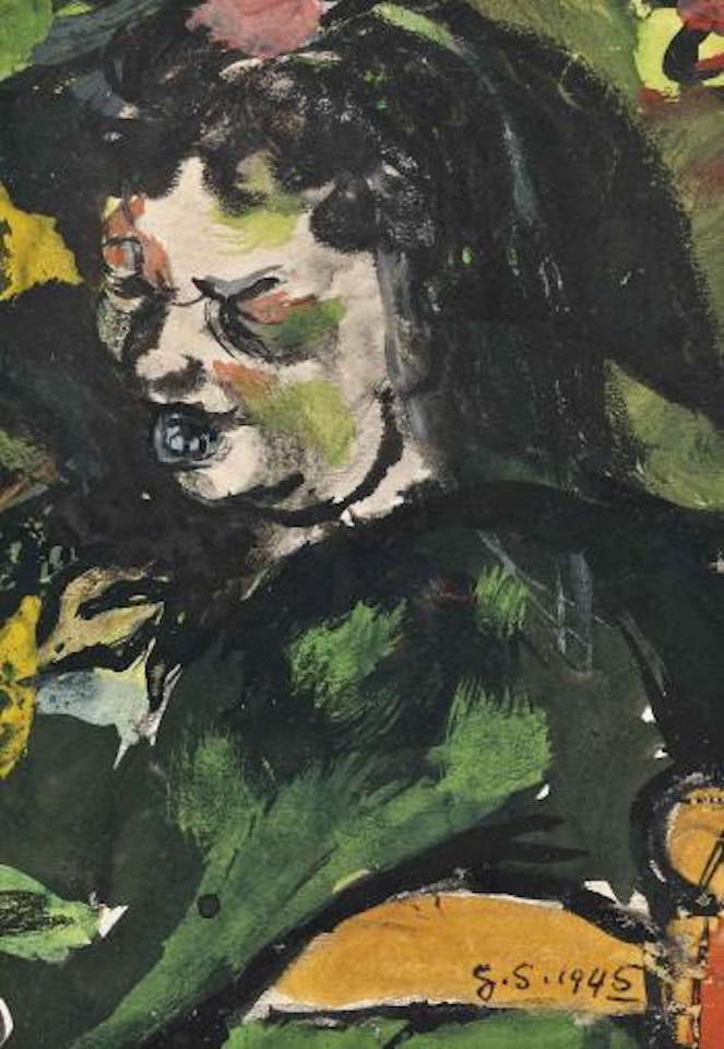 Study for a Woman in a Chair by Graham Sutherland