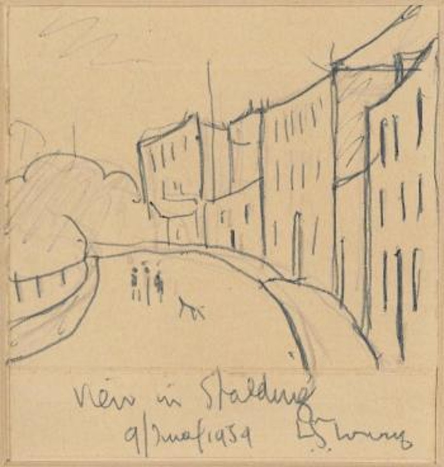 View in Spalding by Laurence Stephen Lowry