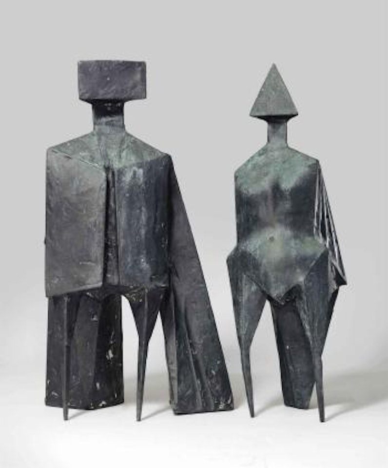 Maquette V Two Winged Figures by Lynn Chadwick