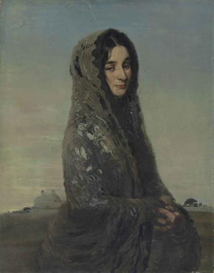 The Grey Shawl by William Nicholson