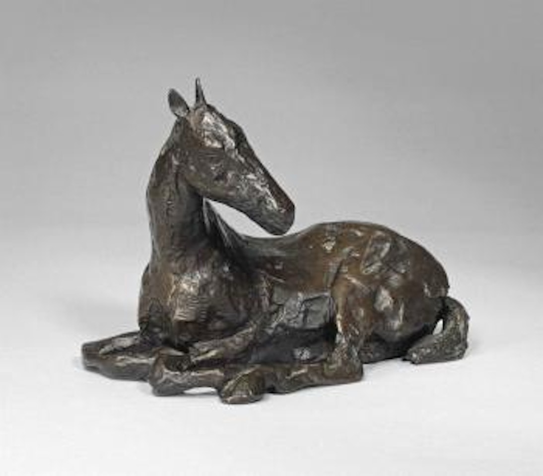 Small Sitting Down Horse by Elisabeth Frink