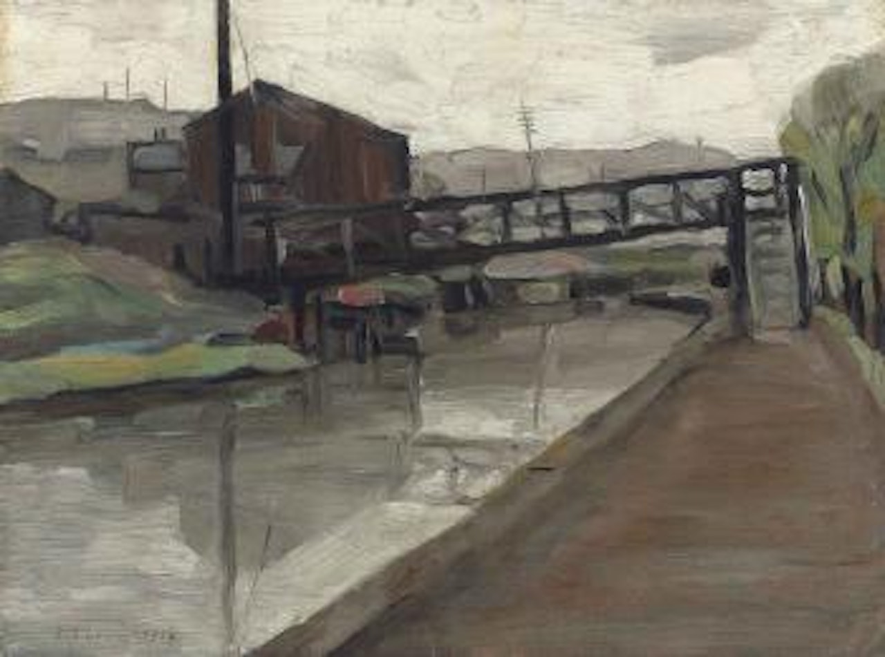 Pendlebury Bridge by Laurence Stephen Lowry