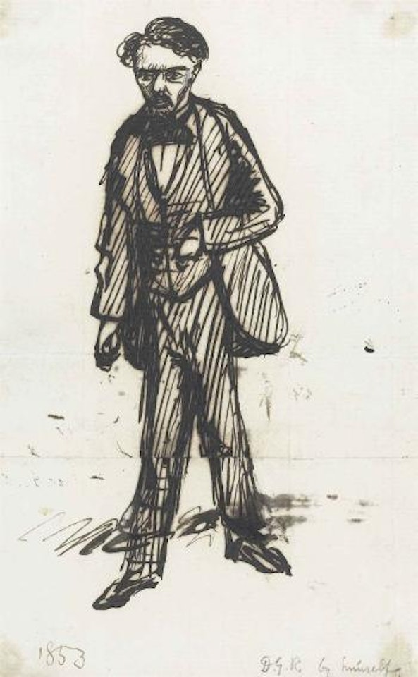 Self-portrait by Dante Gabriel Rossetti