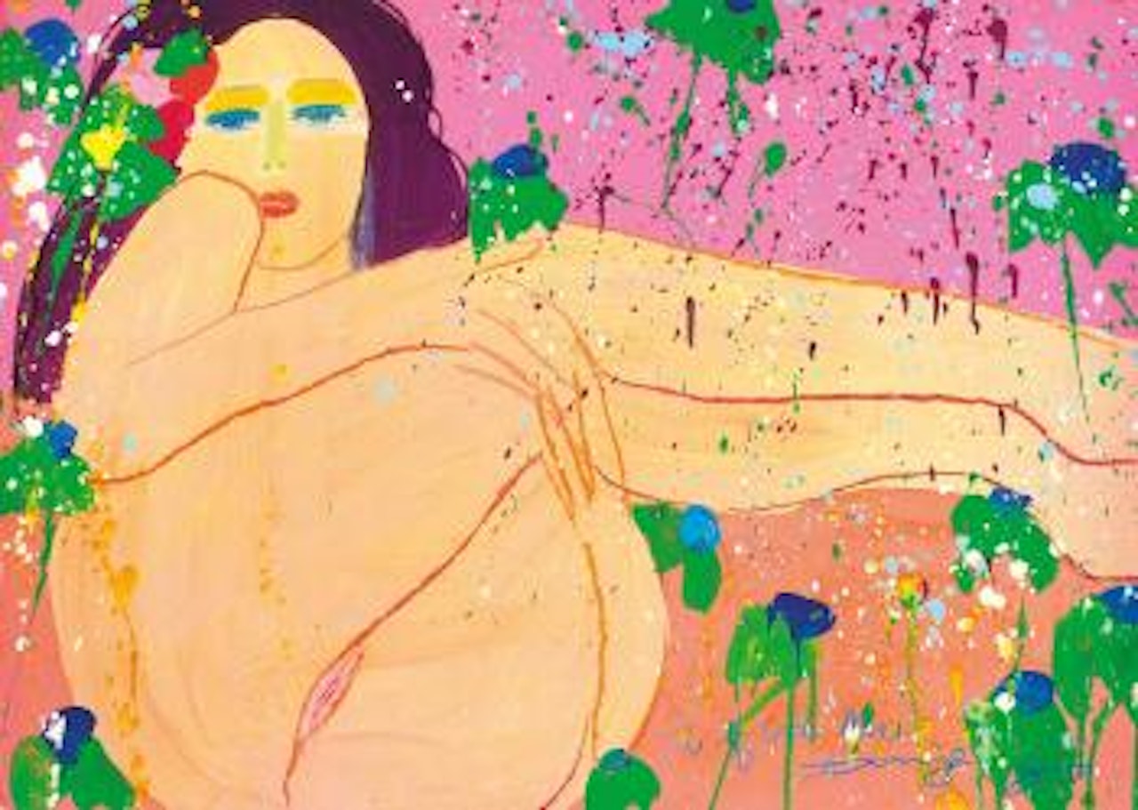 Love me love me by Walasse Ting