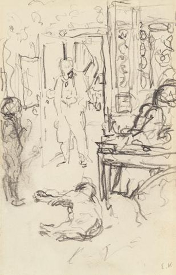 Vorstudie zu 'Der Hund' by Édouard Vuillard