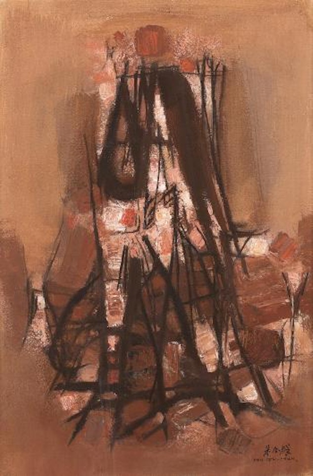 Composition no. 20 by Chu Teh-Chun