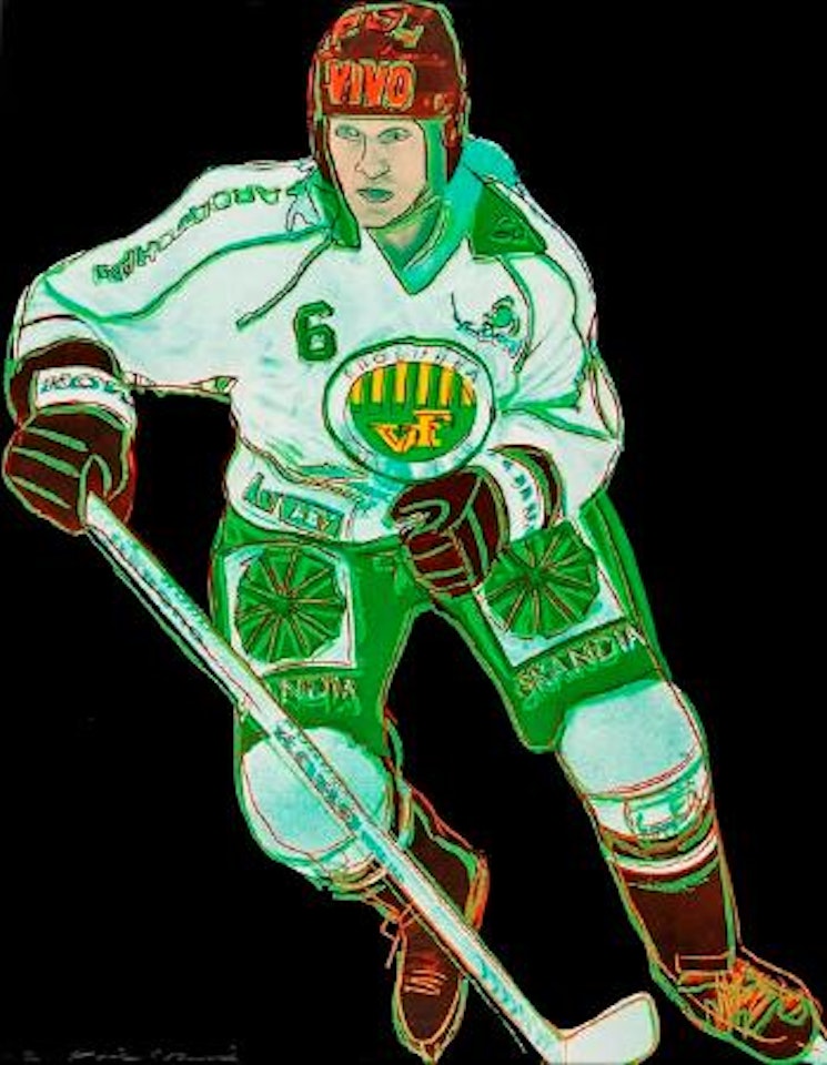 Frolunda Hockey Player (f.&s.II.366) by Andy Warhol