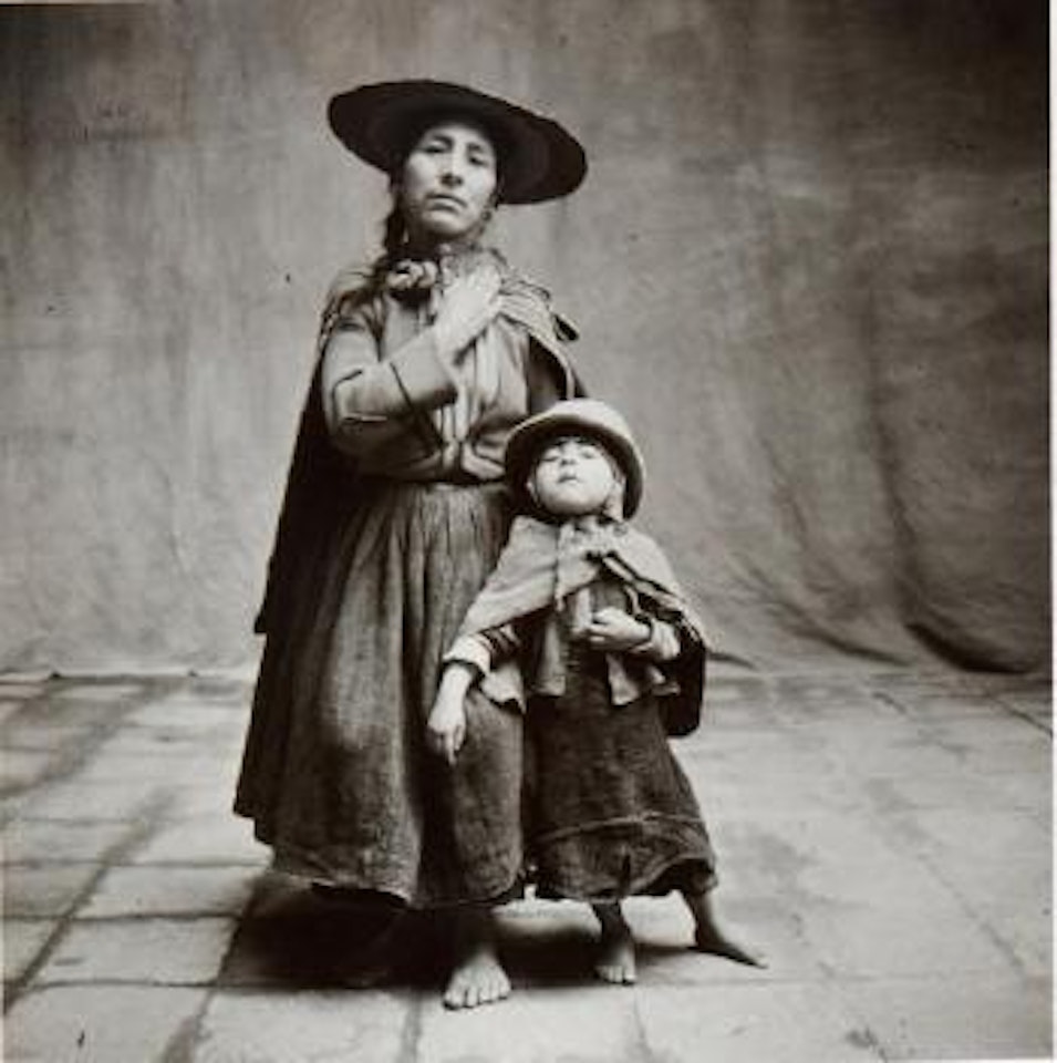 Christmas at Cuzco, 'mother and daughter, camera-conscious'… by Irving Penn