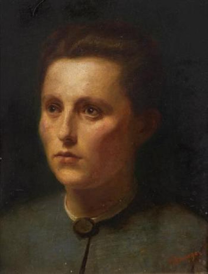 Portrait de femme by Franz von Defregger