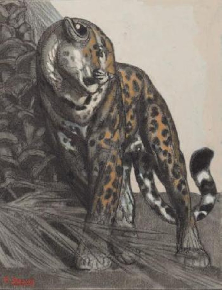 Panthère marchant by Paul Jouve