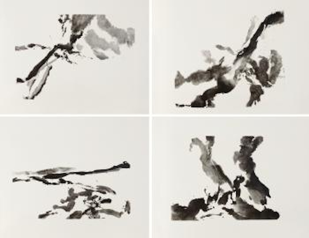 Chaos (4 Pieces) by Zao Wou-Ki