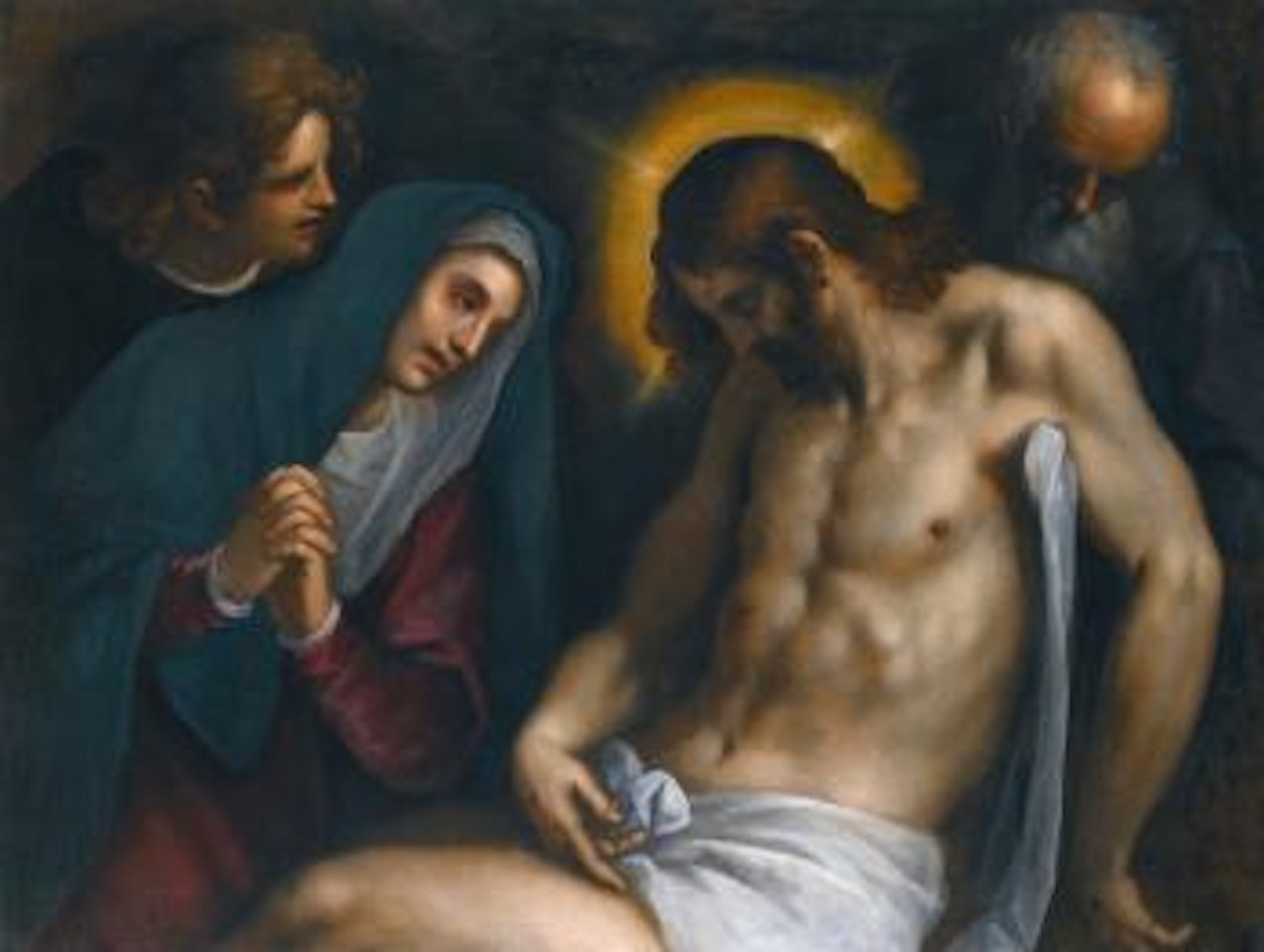 The Deposition by Jacopo Palma il Giovane