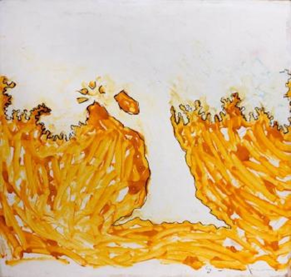 L'arbre en automne by Mario Schifano
