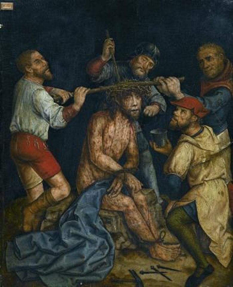 Christ Crowned With Thorns by German School