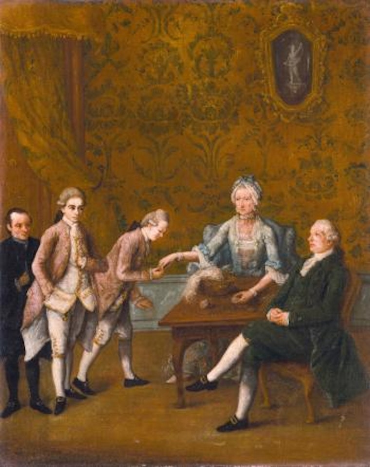 Il Baciamano by Pietro Longhi
