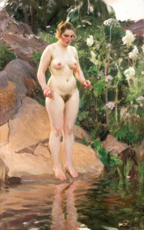 Skärgårdsblomster by Anders Zorn