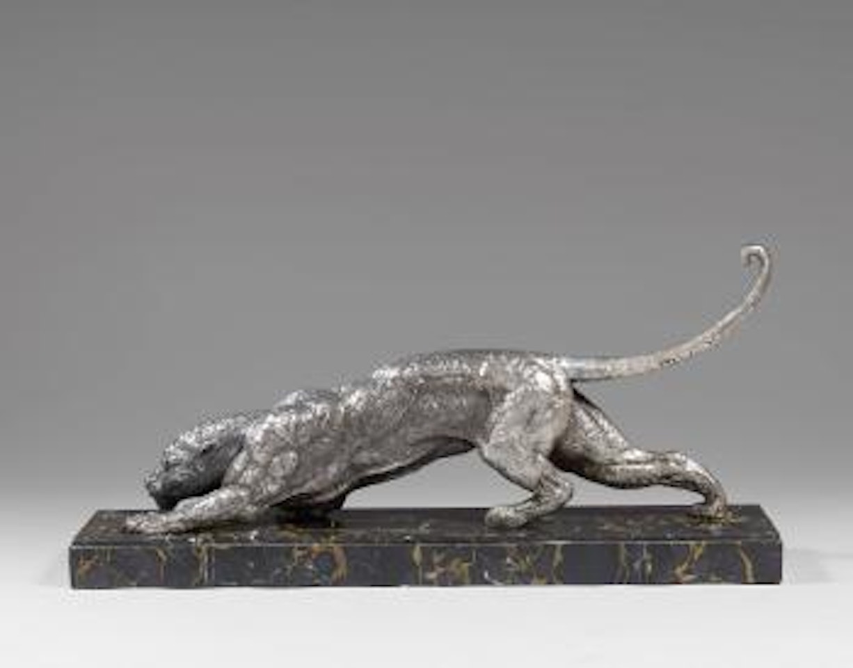 Panthère à l'affût by Demetre Chiparus