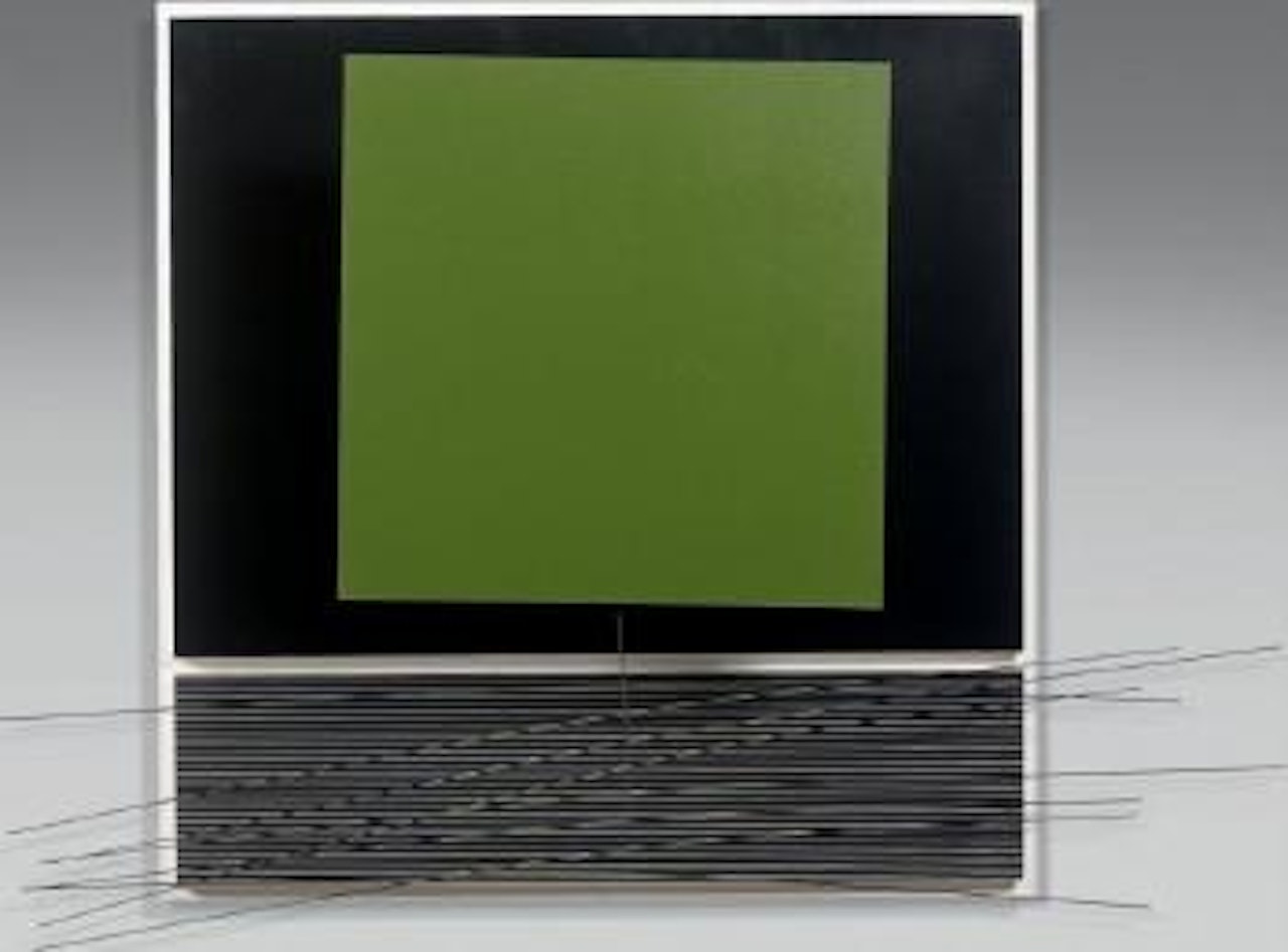 Oliva Sobre Negro by Jesus Rafael Soto