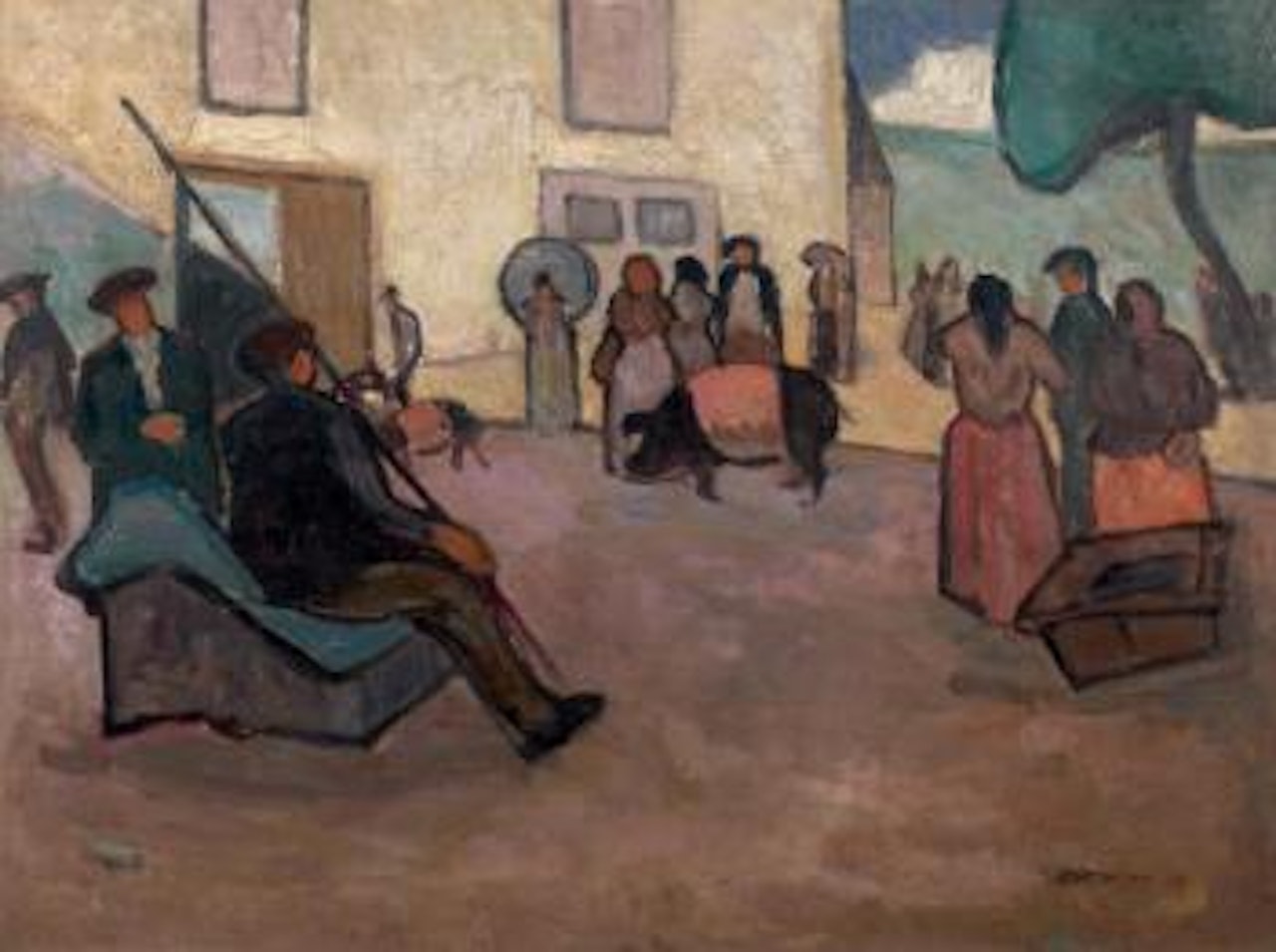 Le marché basque by Albert Gleizes