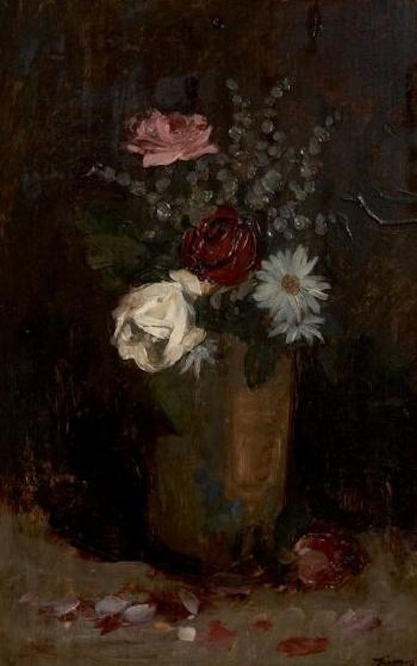 Bouquet de fleurs by Félix Ziem