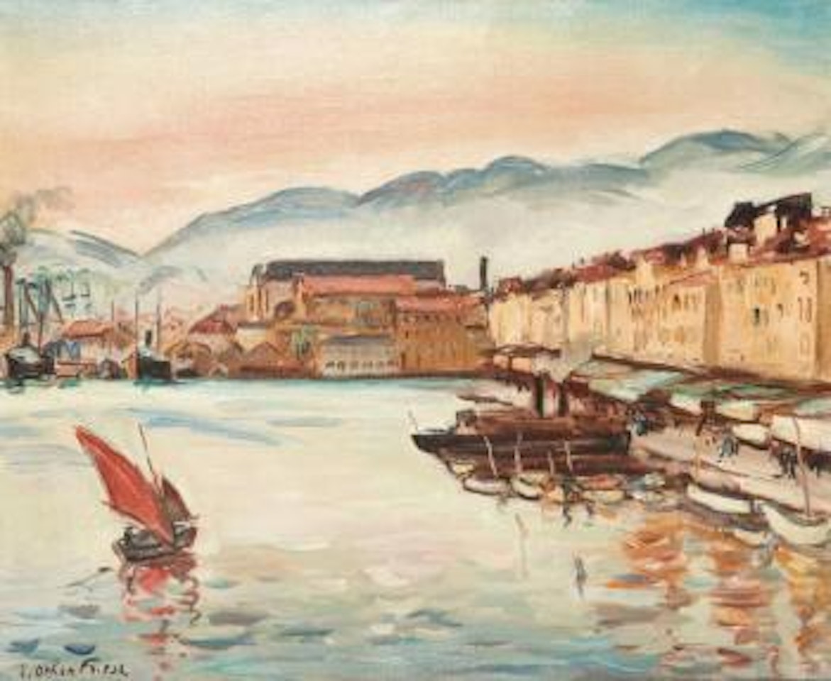 Le port de Toulon by Othon Friesz