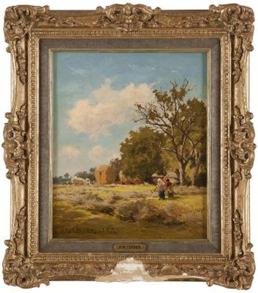 Hayfield, Whittington by Benjamin Williams Leader