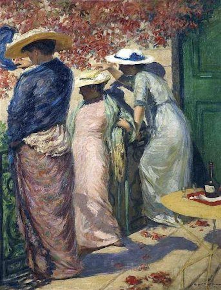 Sous Le Prunier Rouge (Under the Red Plum Tree) by Rupert Charles Wulsten Bunny