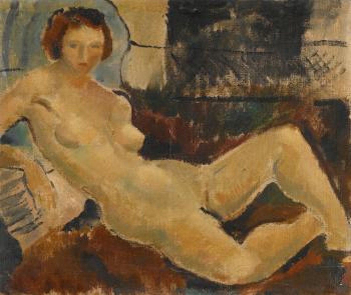 Nude With Drapery by Christopher Wood
