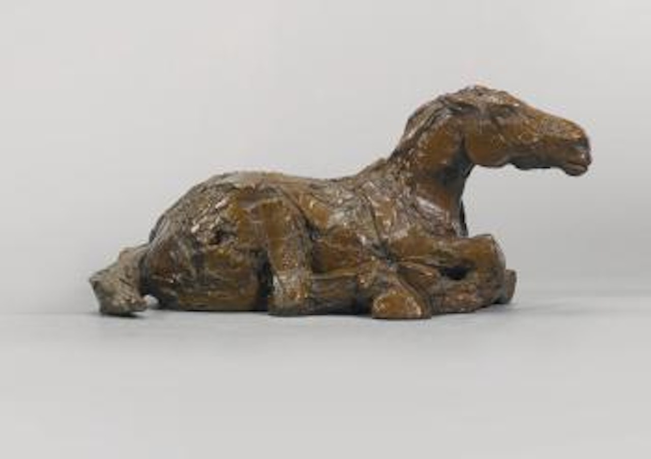 Horse In The Rain VI by Elisabeth Frink
