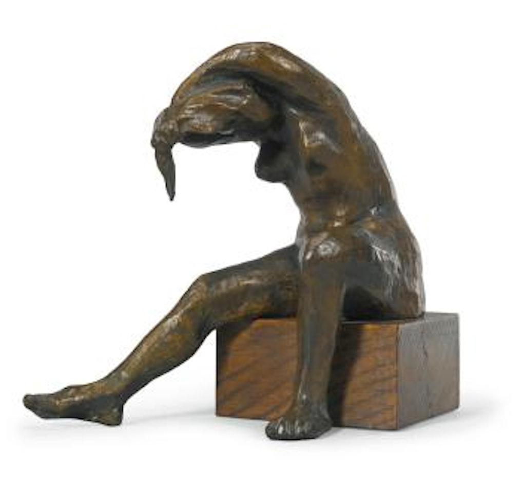 Woman Wringing Out Her Hair by Michael Ayrton