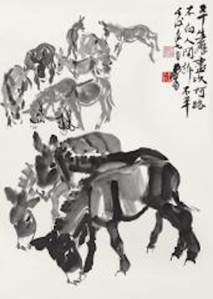 Donkeys by Huang Zhou
