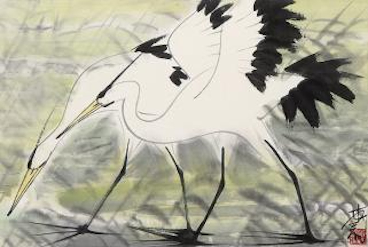 Birds by Lin Fengmian