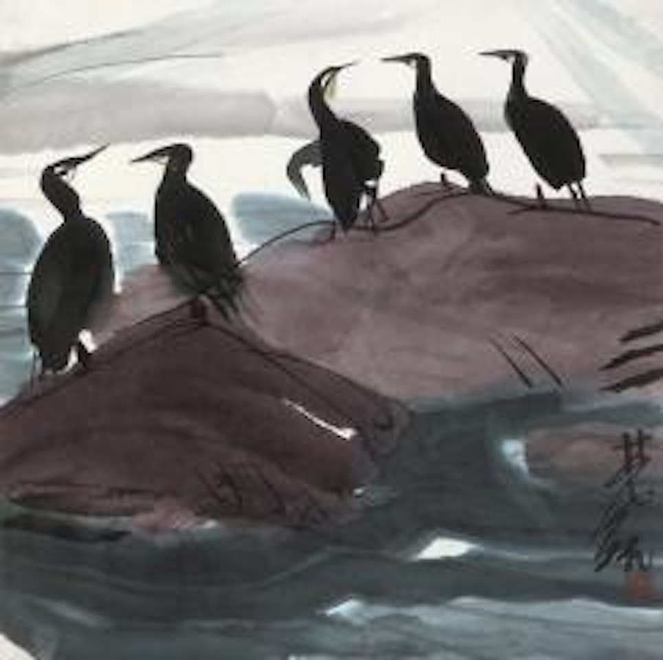 Birds by Lin Fengmian
