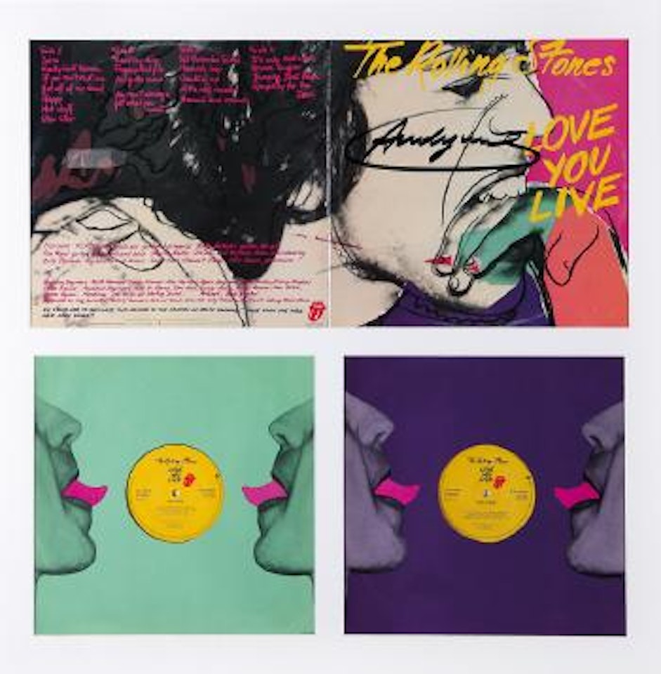 Love you live by Andy Warhol