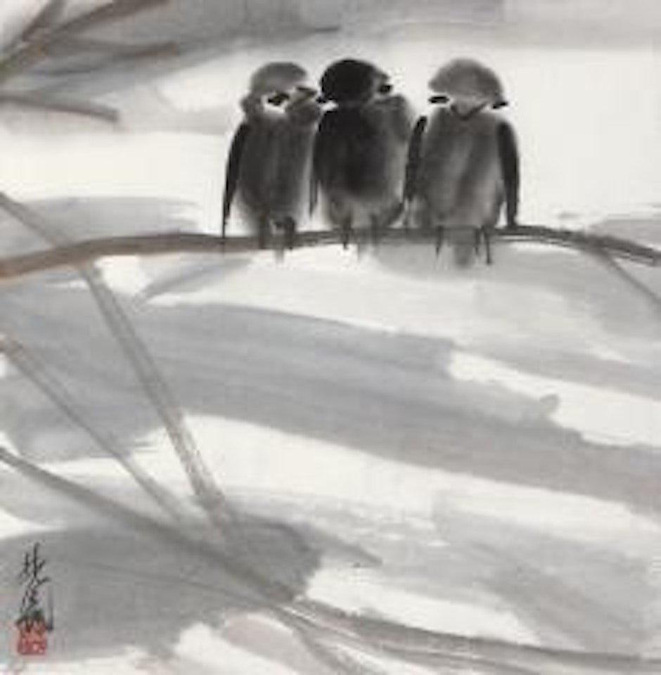 Birds by Lin Fengmian