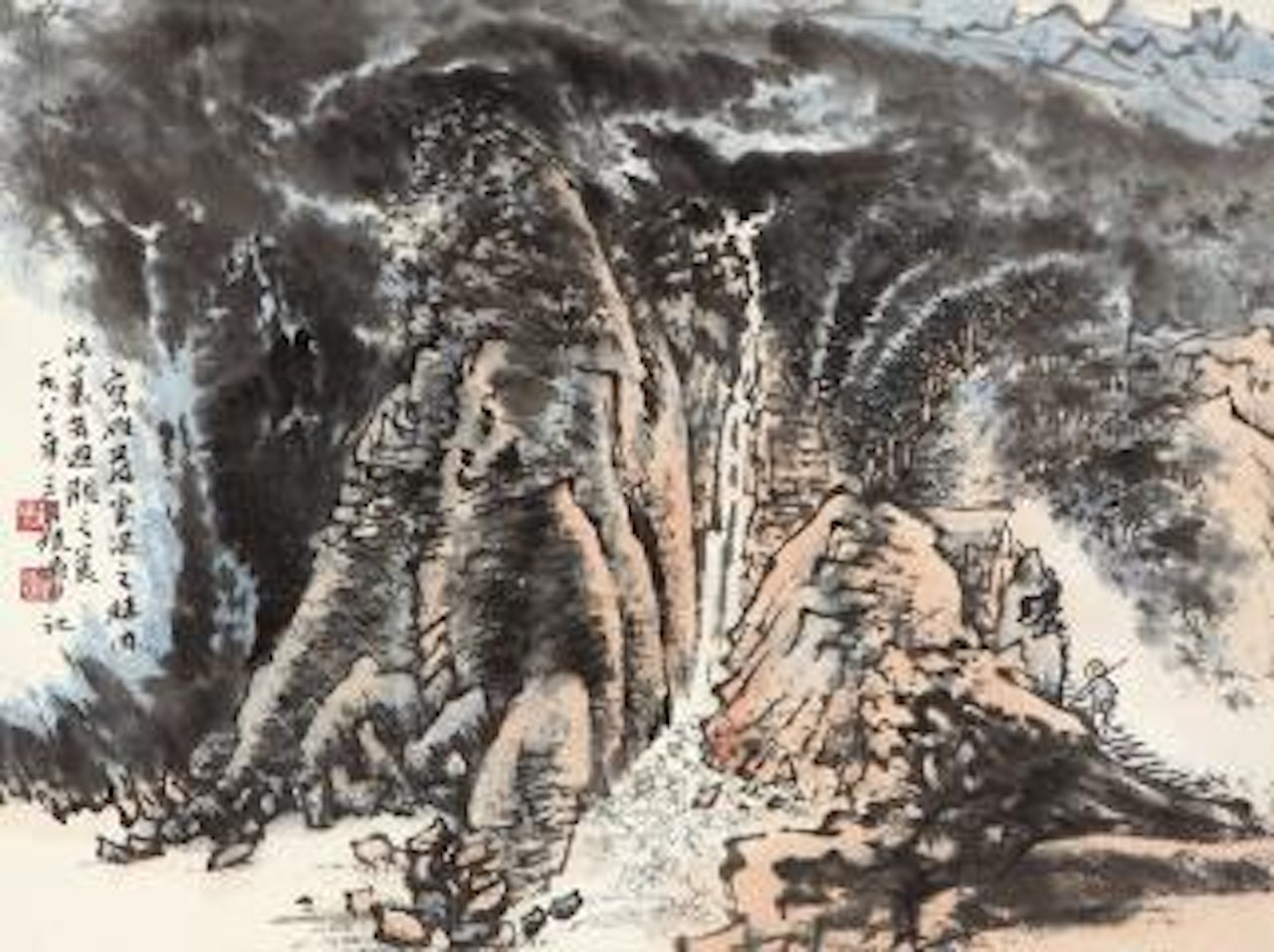 Landscape by Lu Yanshao