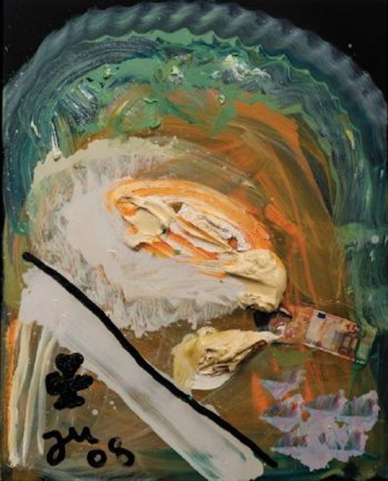 Heute gibt's weltanschauung stoffwechsel, du Schleckermaulchen by Jonathan Meese