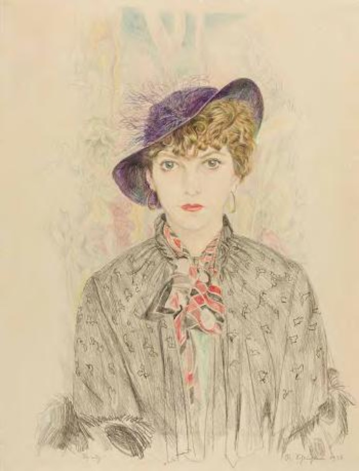 Speedy mit Hut by Rudolf Schlichter