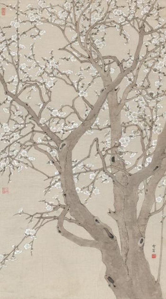 White Plum Blossoms by Chen Zhifo
