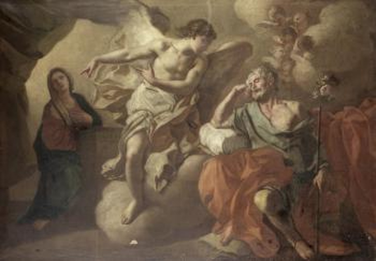 The Dream of Saint Joseph by Francesco de Mura
