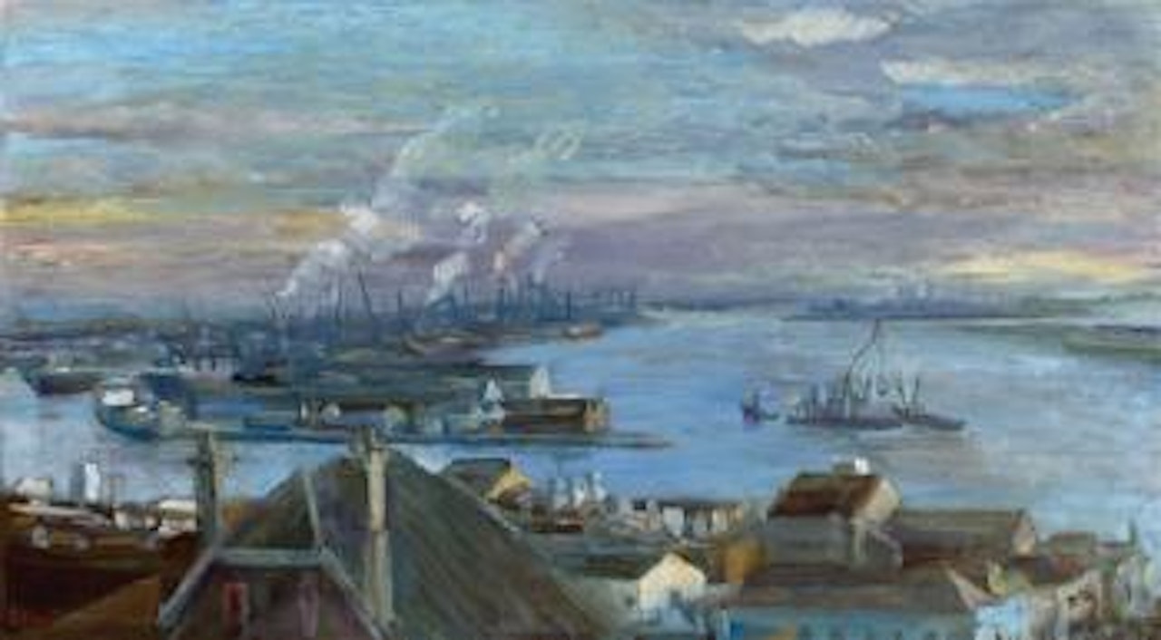Afternoon sky, Newcastle by Margaret Hannah Olley