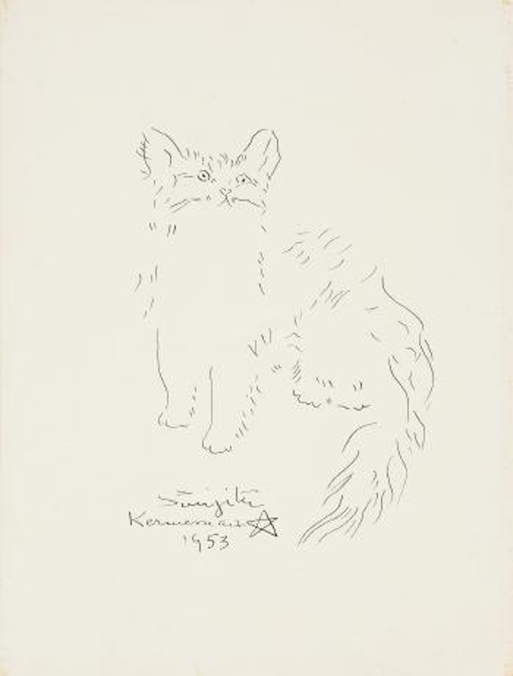 Ohne Titel (Petit chat) by Leonard Tsuguharu Foujita