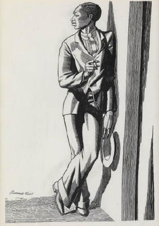 Study of an African-American by Rockwell Kent
