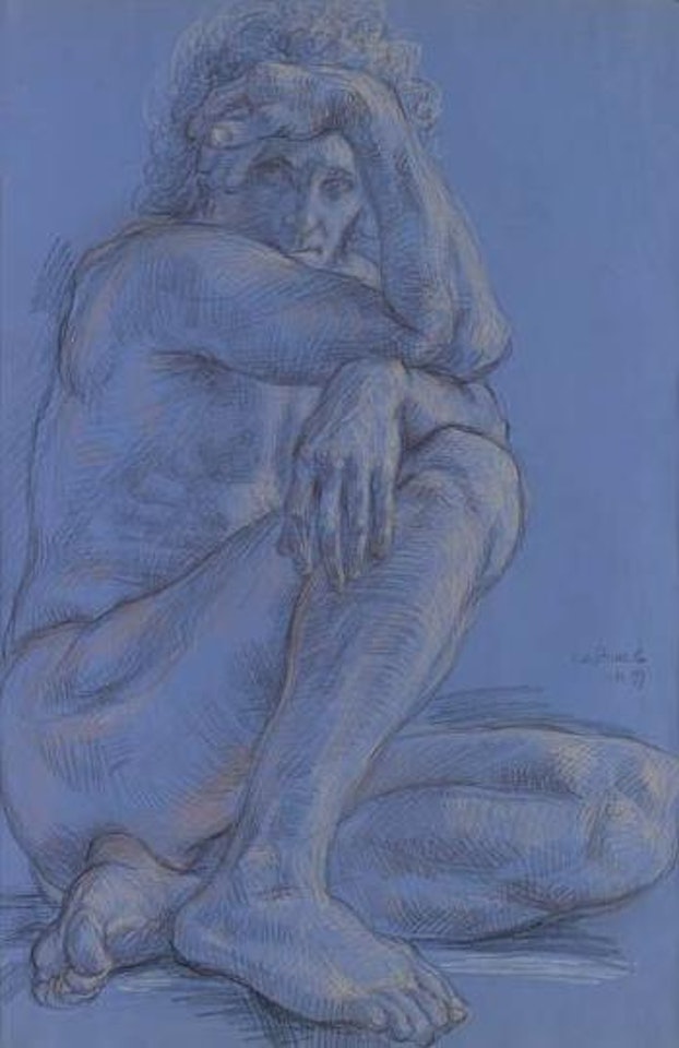 Male nude, NM 199 by Paul Cadmus