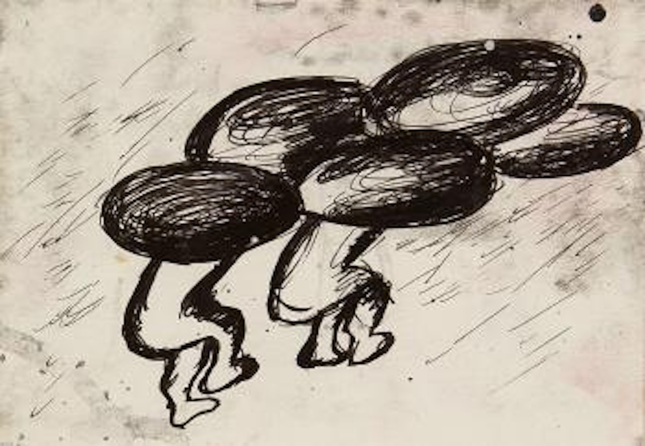Studie für 'La guerra delle regioni' by Enzo Cucchi