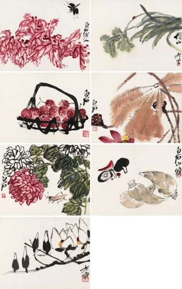 Flowers And Insects by Qi Baishi