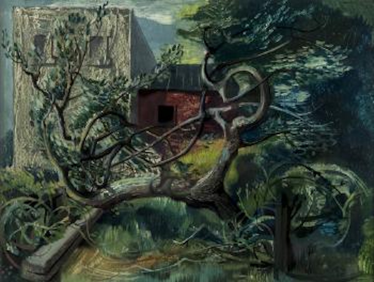 Fallen Apple Tree at Clausentum by Michael Ayrton
